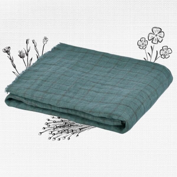 Linen Bedspread 137 x 180 cm