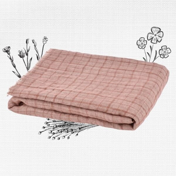 Linen Bedspread 137 x 180 cm