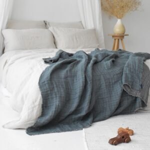 Linen Bedspread 137 x 180 cm