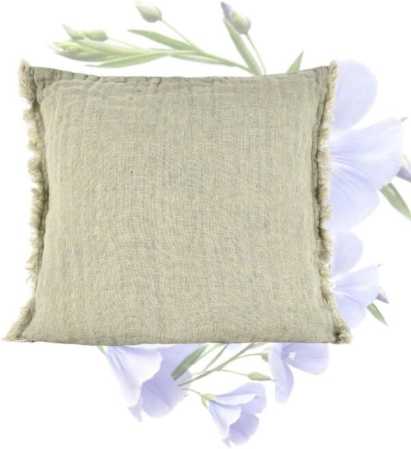 Premium Leinen-Kissenbezug 44 x 44 cm – Bild 4