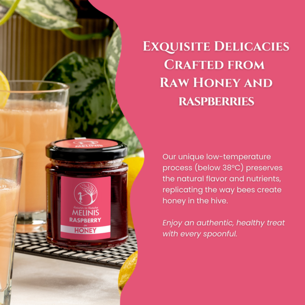 Acacia Honey with Raspberries Spread