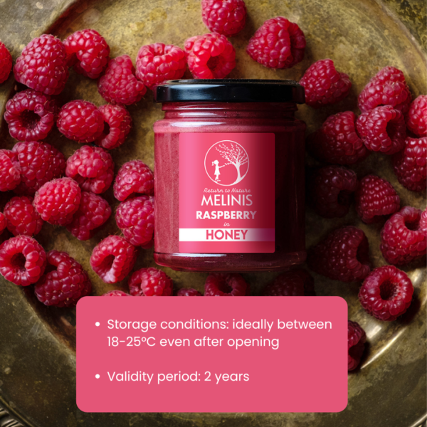Acacia Honey with Raspberries Spread