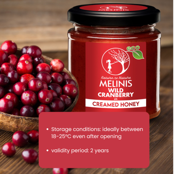 Organic Multiflower Honey with Cranberry & Sea Buckthorn