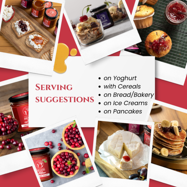 Organic Multiflower Honey with Cranberry & Sea Buckthorn